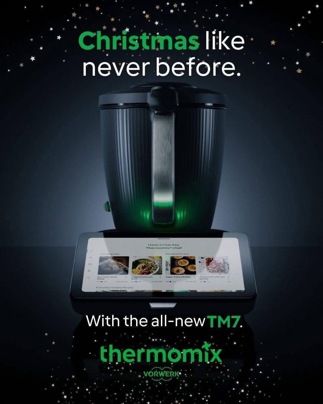 Thermomix® TM7 in a Christmas campaign visual